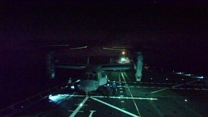 MV-22B Osprey Flight Operations Aboard USNS Mercy