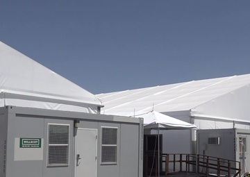 B-Roll Temporary Soft Sided Processing Facility in Yuma, Arizona