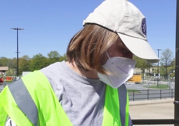 Volunteers serve at the Greenbelt Metro CVC