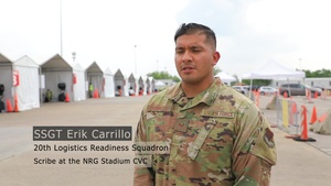 Vaccination Statistics at Houston NRG Stadium CVC