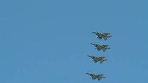 U.S. Air Force fighter jets return from a mission during Sentry Savannah 21-1