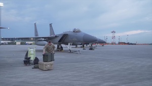 Video of aircraft maintenance pre-flight operations during Sentry Savannah 21-1