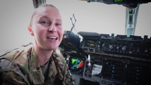 Female Pilot Loves to Fly- 816th Expeditionary Airlift Squadron