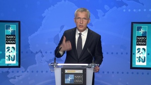 Secretary General addresses global leaders on NATO’s response to climate change