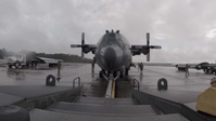 AC-130U towed to Hurlburt Field Airpark (Time lapse)