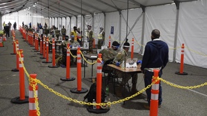 Local Guardsmen support hometown COVID Response in North Philadelphia