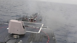 USS Roosevelt Live Fire Exercise