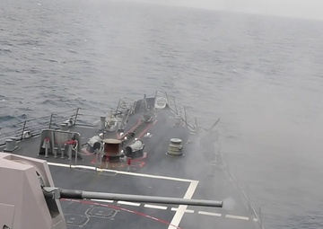 USS Roosevelt Live Fire Exercise