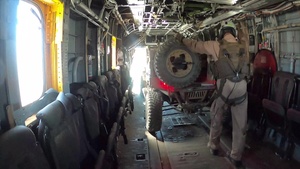 “America’s Airwing” gives the “Old Breed” a ride (B-Roll)