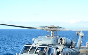 MH-60S Seahawk Flight Operations Aboard USNS Mercy