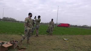 39th Strategic Signal Battalion CBRN defense training
