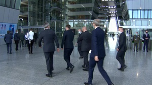 Arrival of the Prime Minister of Slovakia at NATO HQ