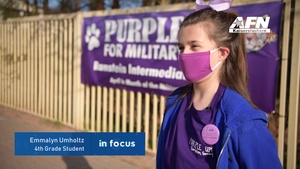 AFN In Focus - Month of the Military Child Purple Up Day