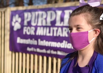 AFN In Focus - Month of the Military Child Purple Up Day