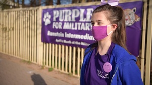 AFN In Focus - Month of the Military Child Purple Up Day (No Graphics)