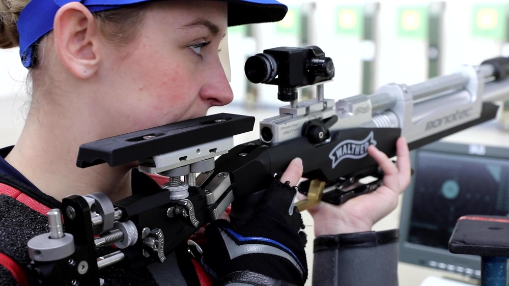 DVIDS Video Olympian Spc. Alison Weisz B Roll of Training ( part 2)
