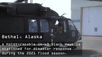 Alaska Army National Guard deploys Black Hawk to Bethel for spring floods season