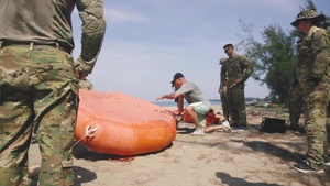 JTF-Bravo conducts overwater survival training in Colon, Honduras