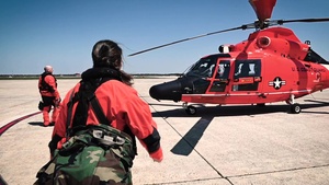 Air Station Atlantic City Conducts New York Flyover