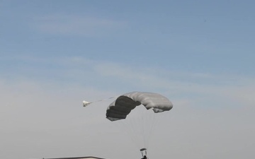 Belgian Paratroopers perform HALO Jumps on Chièvres Air Base B-ROLL