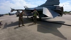301st Fighter Wing, 140th Wing Provide F-16 Airpower at Sentry Savannah