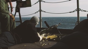USS Gerald R. Ford (CVN 78) Qualifies Sailors in Small Arms