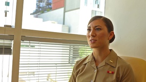 Second Lieutenant Elizabeth Monsey talks about her joining to becoming a Marine Corps Officer