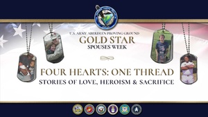 APG Gold Star Spouses Week: Four Hearts, One Thread