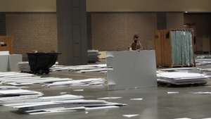 Connecticut National Guard Consolidates Overflow Beds at Hartford Convention Center