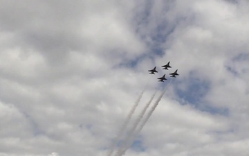 Broll: Thunderbirds fly at Sound of Speed Air Show