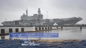 ITS Cavour F-35 Sea Trials