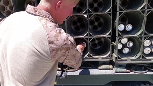 Marines safely disarm attack helicopter (B-Roll)