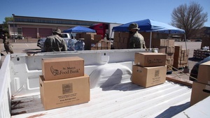 AZNG helps operate mobile food bank on the Navajo Nation