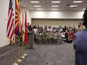 Arizona National Guard Sends-off Alpha Company 422nd Expeditionary Signal Battalion to the Middle East