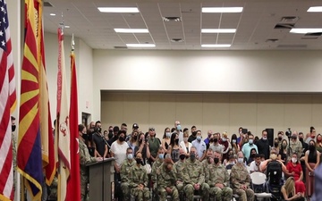 Arizona National Guard Sends-off Alpha Company 422nd Expeditionary Signal Battalion to the Middle East