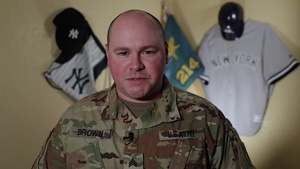 NEW YORK YANKEES-MLB shout-out 2021-Sgt Fred Brown