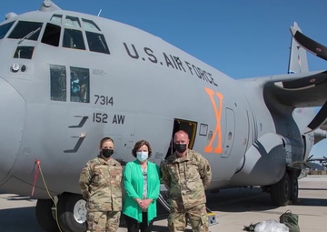 152nd Medical Group swears in new Honorary Commander