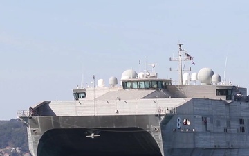 U.S. Naval Ship Yuma arrival at Zadar, Croatia