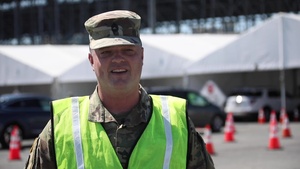 Interview: Master Sgt. Tim Gantor w/Delaware National Guard: Dover Mass COVID-Vaccination Site