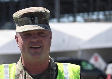 Interview: Master Sgt. Tim Gantor w/Delaware National Guard: Dover Mass COVID-Vaccination Site