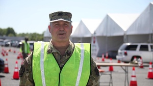 Interview: Lt. Col. Mark Linzmeier - Delaware National Guard: Dover Mass COVID-Vaccination Site