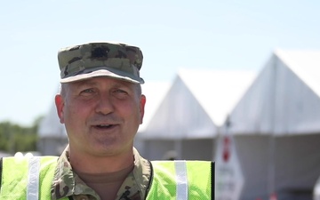 Interview: Lt. Col. Mark Linzmeier - Delaware National Guard: Dover Mass COVID-Vaccination Site