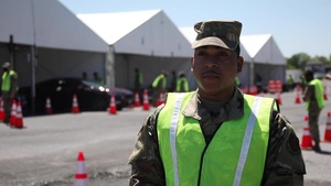 Interview: Senior Airman Adrian London - Delaware National Guard: Dover Mass COVID-Vaccination Site