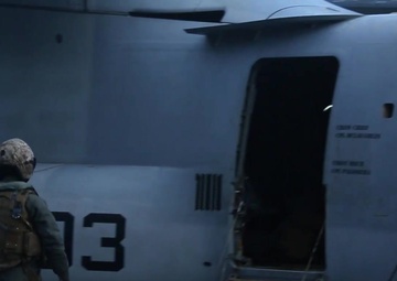 15th MEU Marines depart USS Makin Island during Northern Edge 21