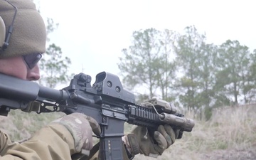 Navy EOD Technicians Train in Small Arms at Shooting Range