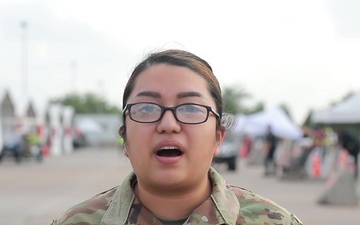 Airmen Send a Happy Mother’s Day Message from Houston’s NRG Stadium CVC