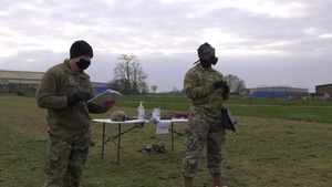 39th Strategic Signal Battalion CBRN defense training