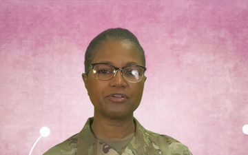 Lieutenant Colonel Brenda Meredith wishes her mom a Happy Mother's Day