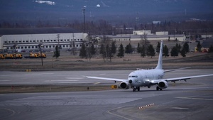 U.S. Navy P-8 Poseidon departs Joint Base Elmendorf-Richardson (Northern Edge 21)