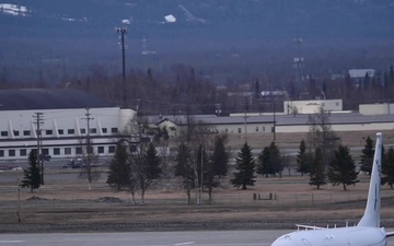 U.S. Navy P-8 Poseidon departs Joint Base Elmendorf-Richardson (Northern Edge 21)